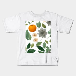 Chromatic Botanic Abstraction #100 Kids T-Shirt